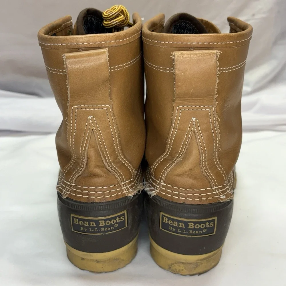 VTG LL Bean Duck Boots Men 10 M Gore-Tex Leather USA Insulate Hunting Waterproof